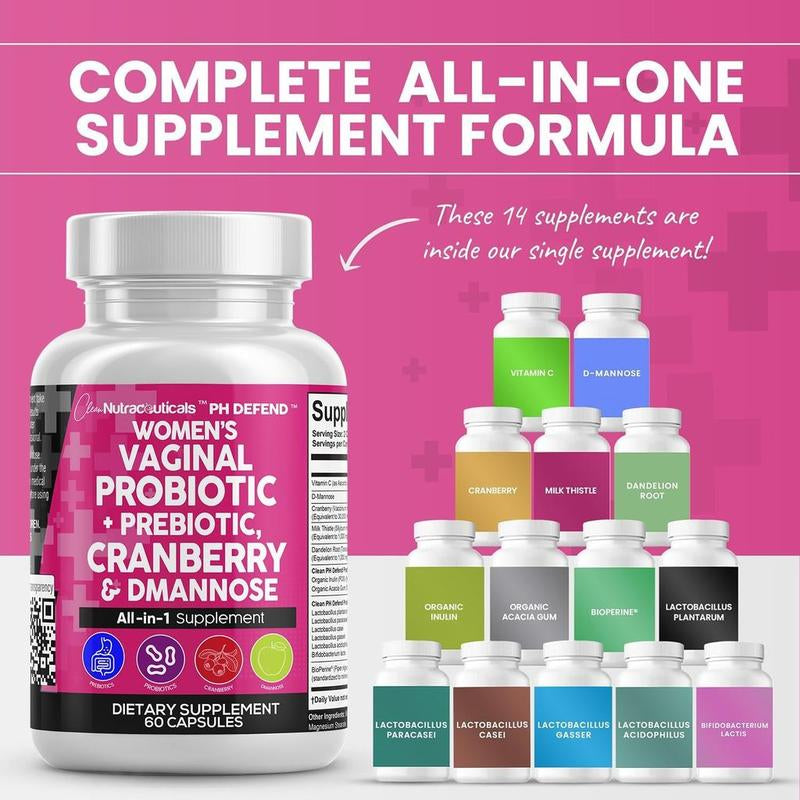 Women'S Vaginal Probiotic + Prebiotics